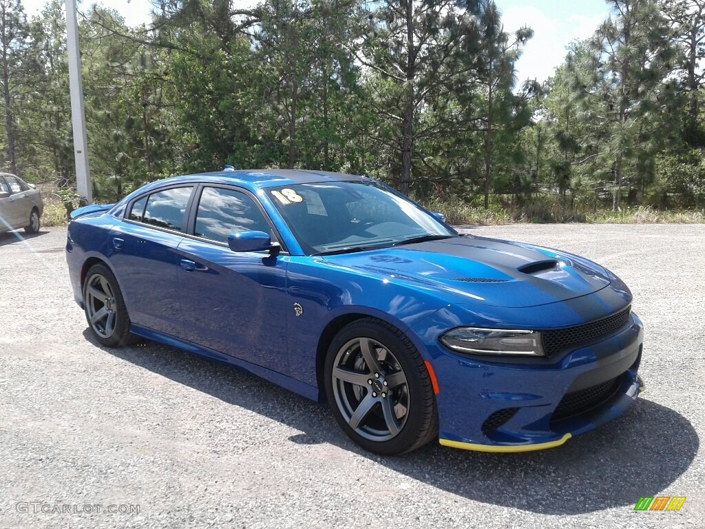 IndiGo Blue 2018 Dodge Charger SRT Hellcat Exterior Photo #126423952