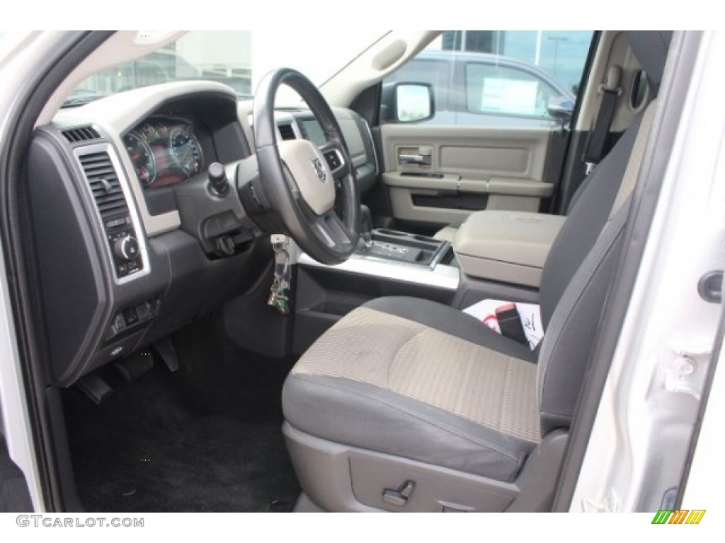 2011 Ram 1500 SLT Outdoorsman Crew Cab 4x4 - Bright Silver Metallic / Dark Slate Gray/Medium Graystone photo #14