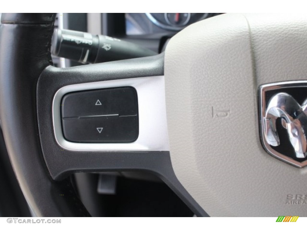 2011 Ram 1500 SLT Outdoorsman Crew Cab 4x4 - Bright Silver Metallic / Dark Slate Gray/Medium Graystone photo #17