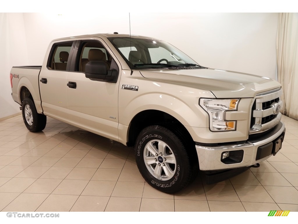 2017 F150 XLT SuperCrew 4x4 - White Gold / Light Camel photo #1