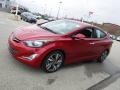 2015 Geranium Red Hyundai Elantra Limited Sedan  photo #4