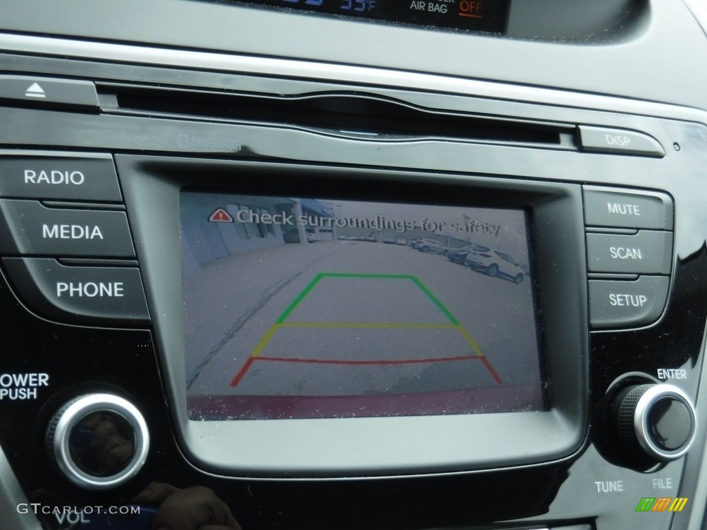2015 Elantra Limited Sedan - Geranium Red / Black photo #18