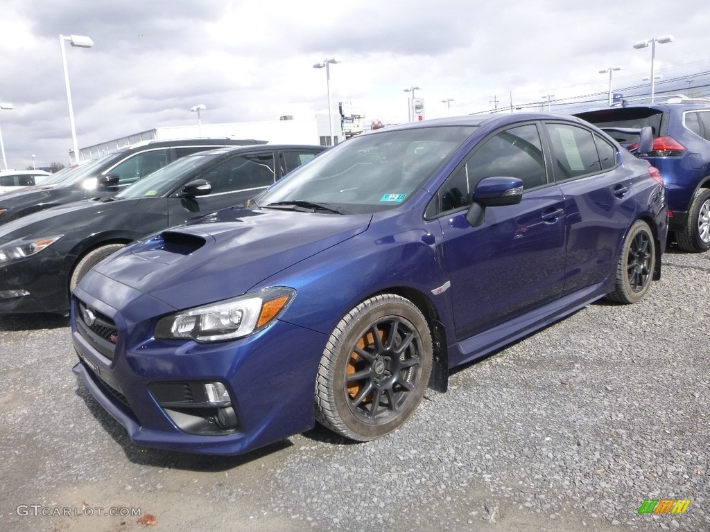 Lapis Blue Pearl 2017 Subaru WRX STI Exterior Photo #126429037