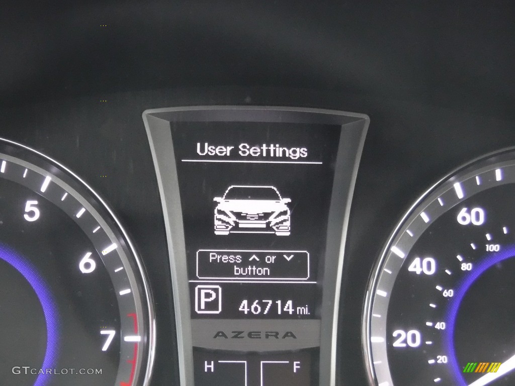 2012 Azera  - Hyper Silver Metallic / Black photo #27