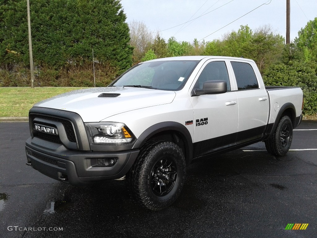2018 1500 Rebel Crew Cab 4x4 - Bright Silver Metallic / Black photo #2