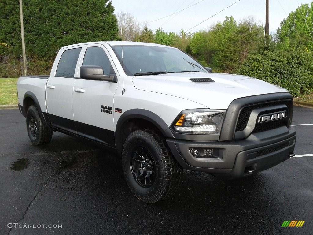 2018 1500 Rebel Crew Cab 4x4 - Bright Silver Metallic / Black photo #4
