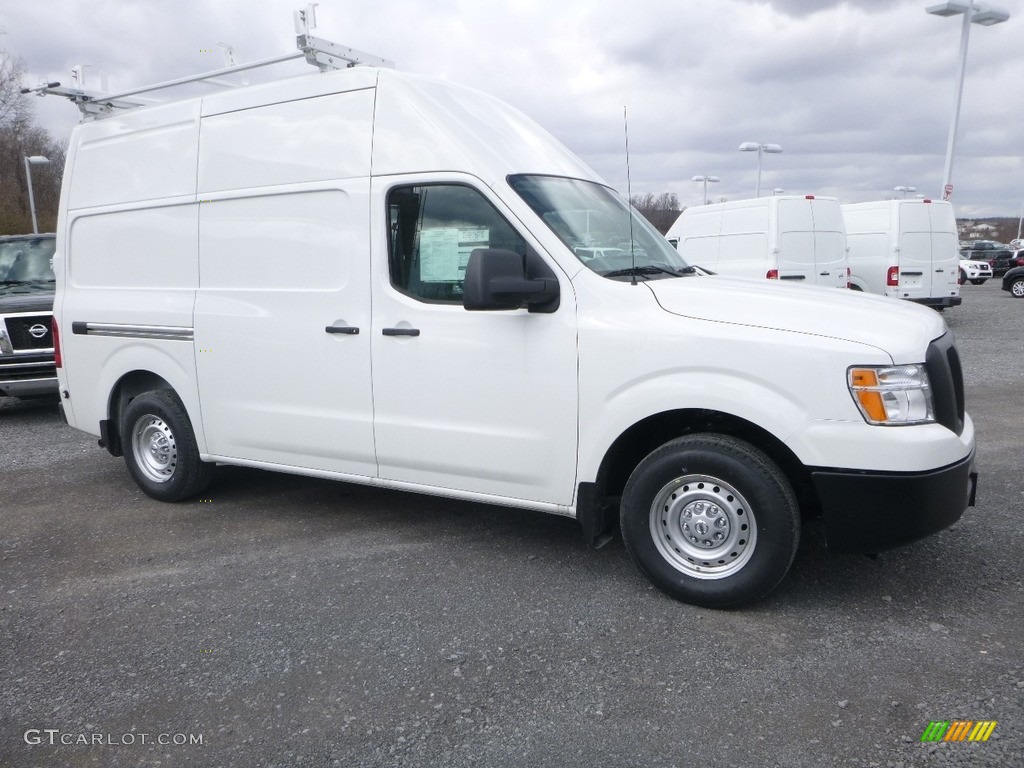 2018 NV 2500 HD SV Cargo - Glacier White / Gray photo #1