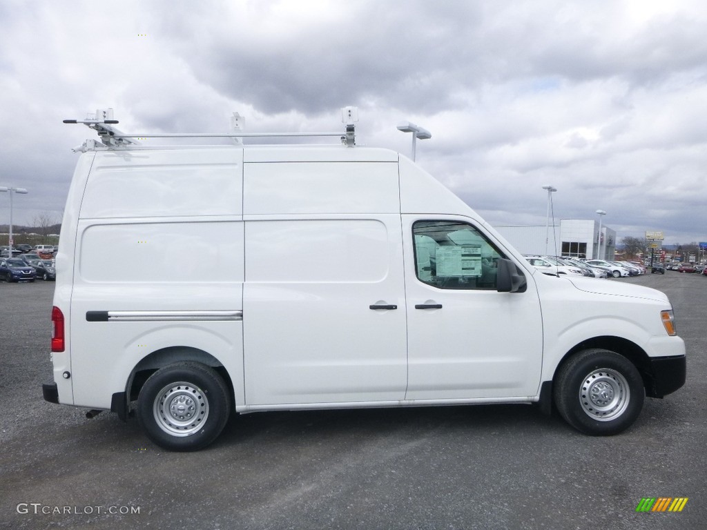 Glacier White 2018 Nissan NV 2500 HD SV Cargo Exterior Photo #126430585