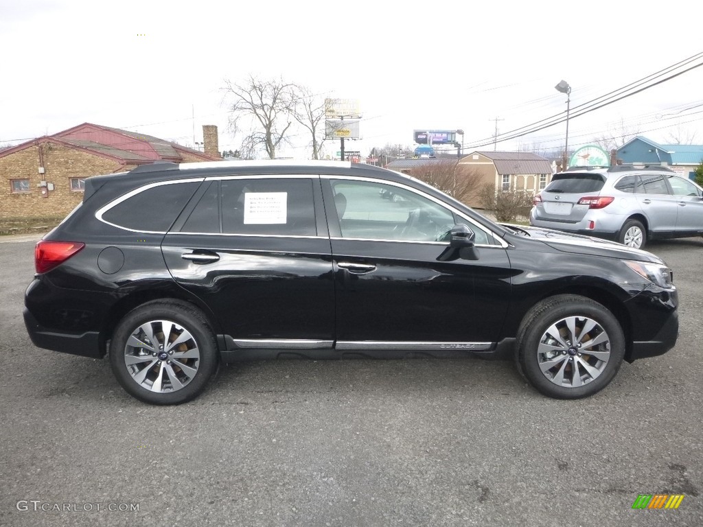 Crystal Black Silica 2018 Subaru Outback 3.6R Touring Exterior Photo #126433411