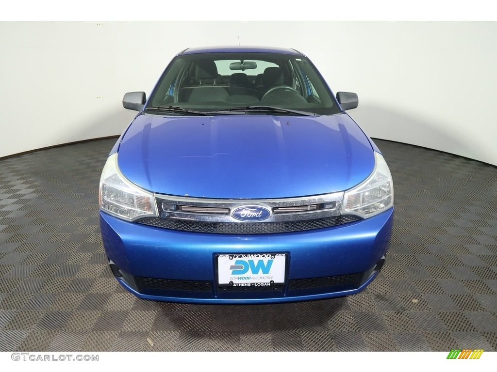 2010 Focus SE Sedan - Blue Flame Metallic / Charcoal Black photo #5