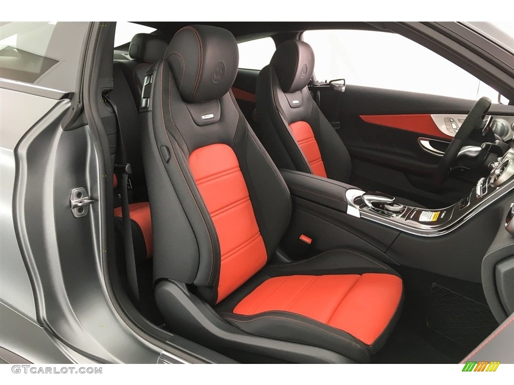 Red Pepper/Black Interior 2018 Mercedes-Benz C 63 S AMG Coupe Photo #126440620