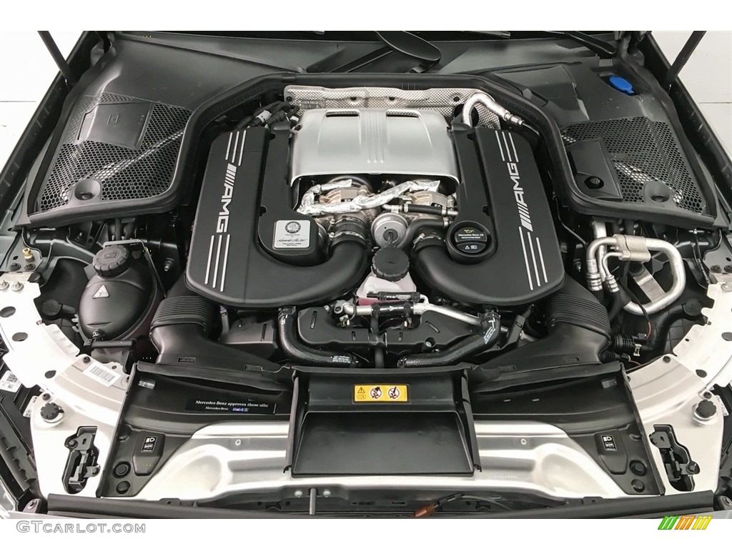 2018 Mercedes-Benz C 63 S AMG Coupe 4.0 Liter AMG biturbo DOHC 32-Valve VVT V8 Engine Photo #126440704