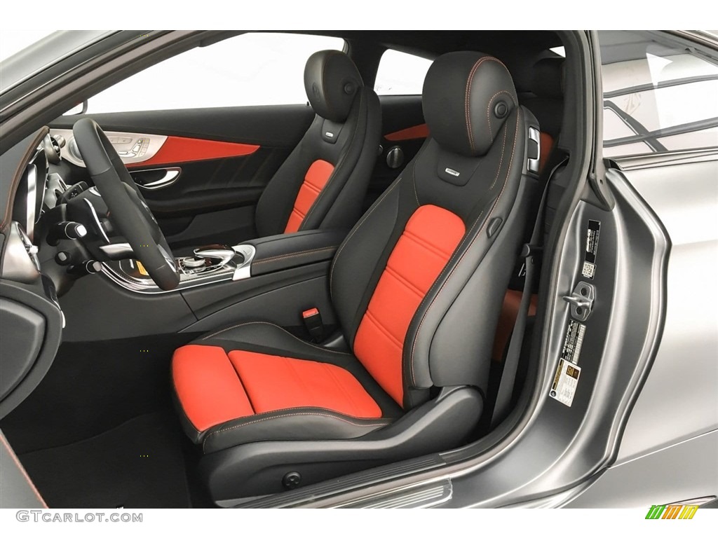 Red Pepper/Black Interior 2018 Mercedes-Benz C 63 S AMG Coupe Photo #126440839