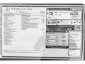 2018 Mercedes-Benz C 63 S AMG Coupe Window Sticker