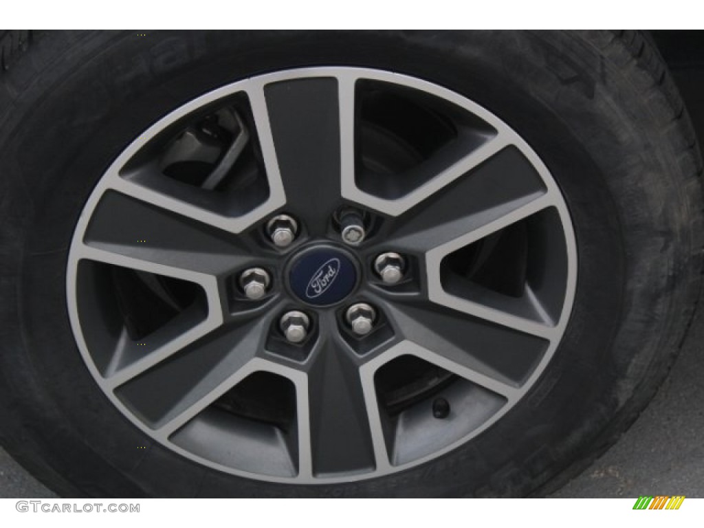 2016 F150 XLT SuperCab - Ingot Silver / Medium Earth Gray photo #11