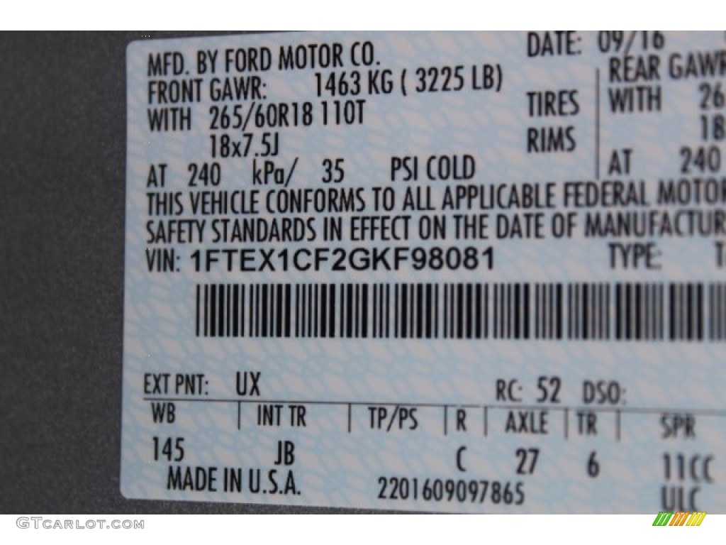 2016 F150 XLT SuperCab - Ingot Silver / Medium Earth Gray photo #34