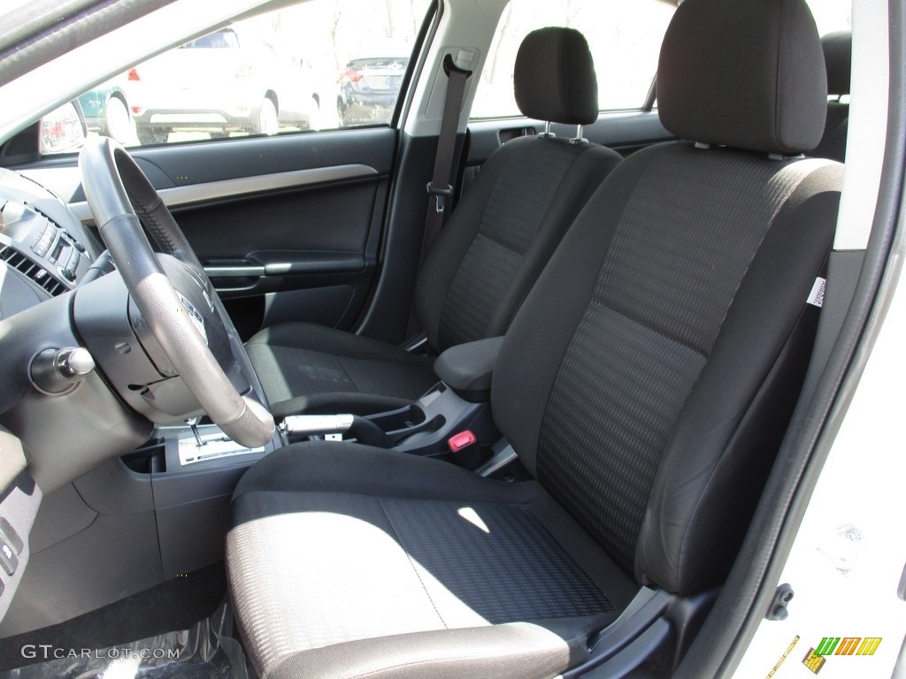 2013 Lancer ES - Wicked White Metallic / Black photo #24