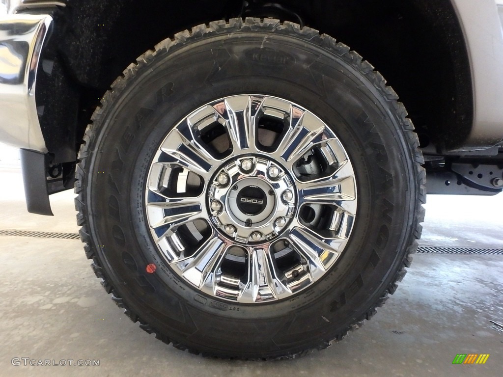 2018 F250 Super Duty Lariat Crew Cab 4x4 - White Gold / Black photo #5