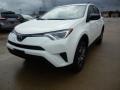 2018 Super White Toyota RAV4 LE  photo #1