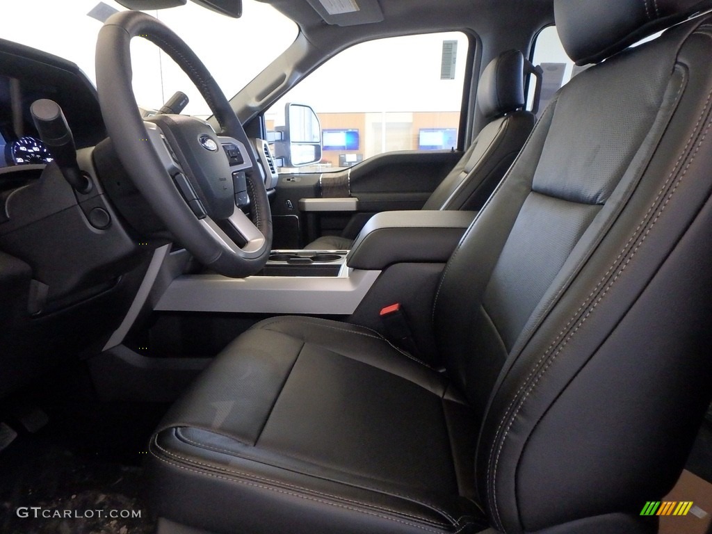 2018 F250 Super Duty Lariat Crew Cab 4x4 - White Gold / Black photo #6