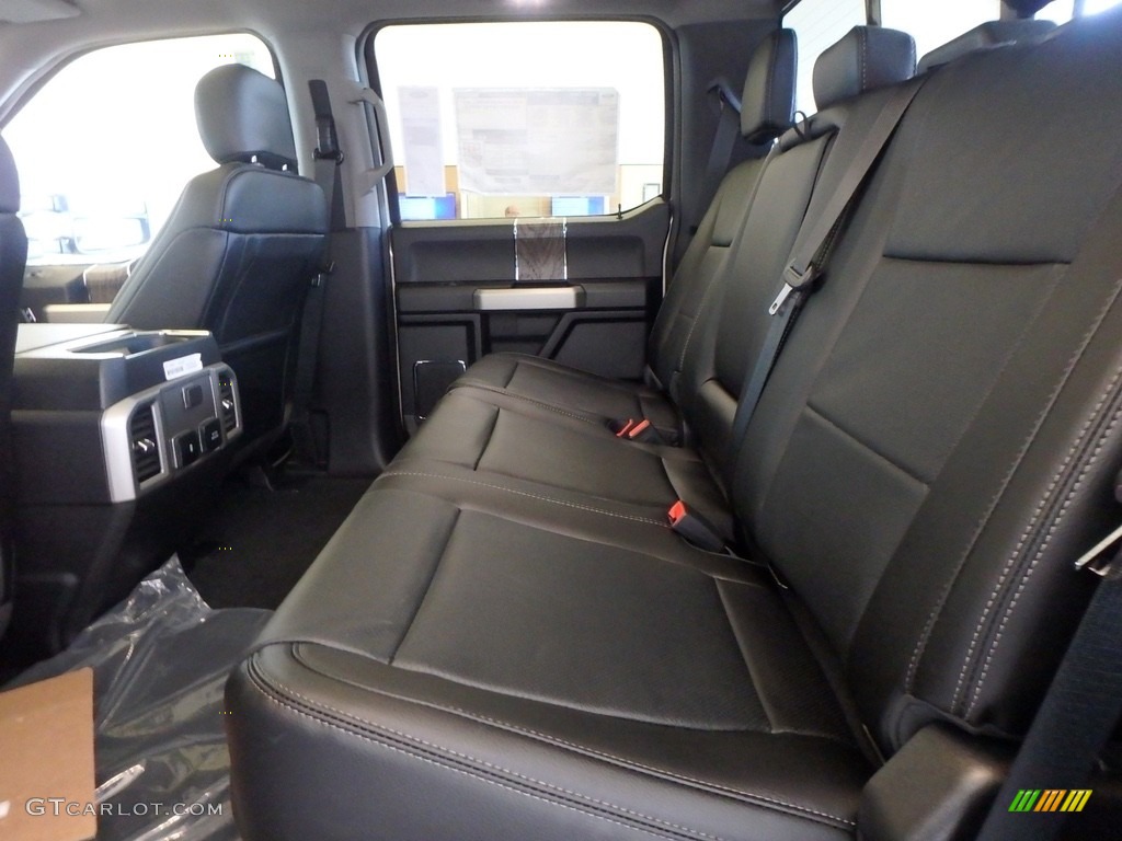 2018 F250 Super Duty Lariat Crew Cab 4x4 - White Gold / Black photo #7