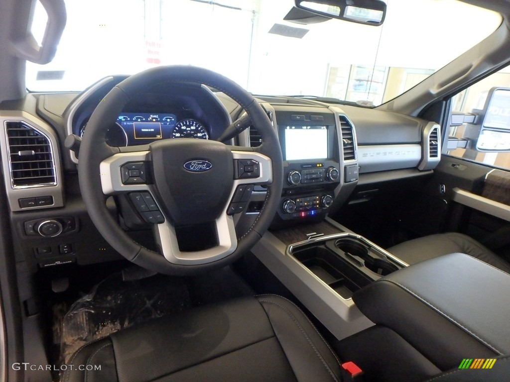 2018 F250 Super Duty Lariat Crew Cab 4x4 - White Gold / Black photo #8
