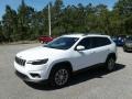 2019 Bright White Jeep Cherokee Latitude Plus  photo #1