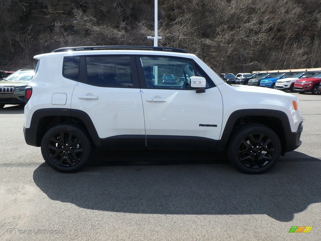 2018 Renegade Latitude 4x4 - Alpine White / Black photo #6