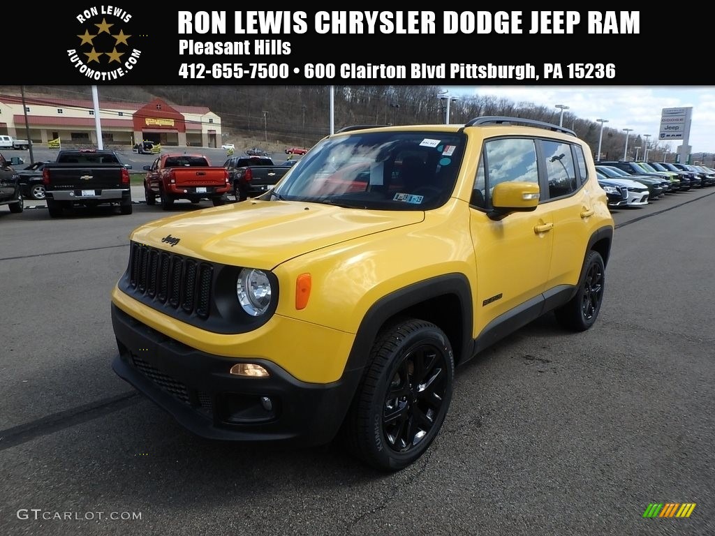 2018 Renegade Latitude 4x4 - Solar Yellow / Black photo #1