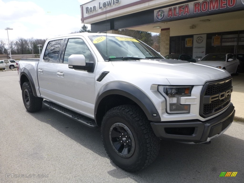 2017 F150 SVT Raptor SuperCrew 4x4 - Ingot Silver / Raptor Black photo #3