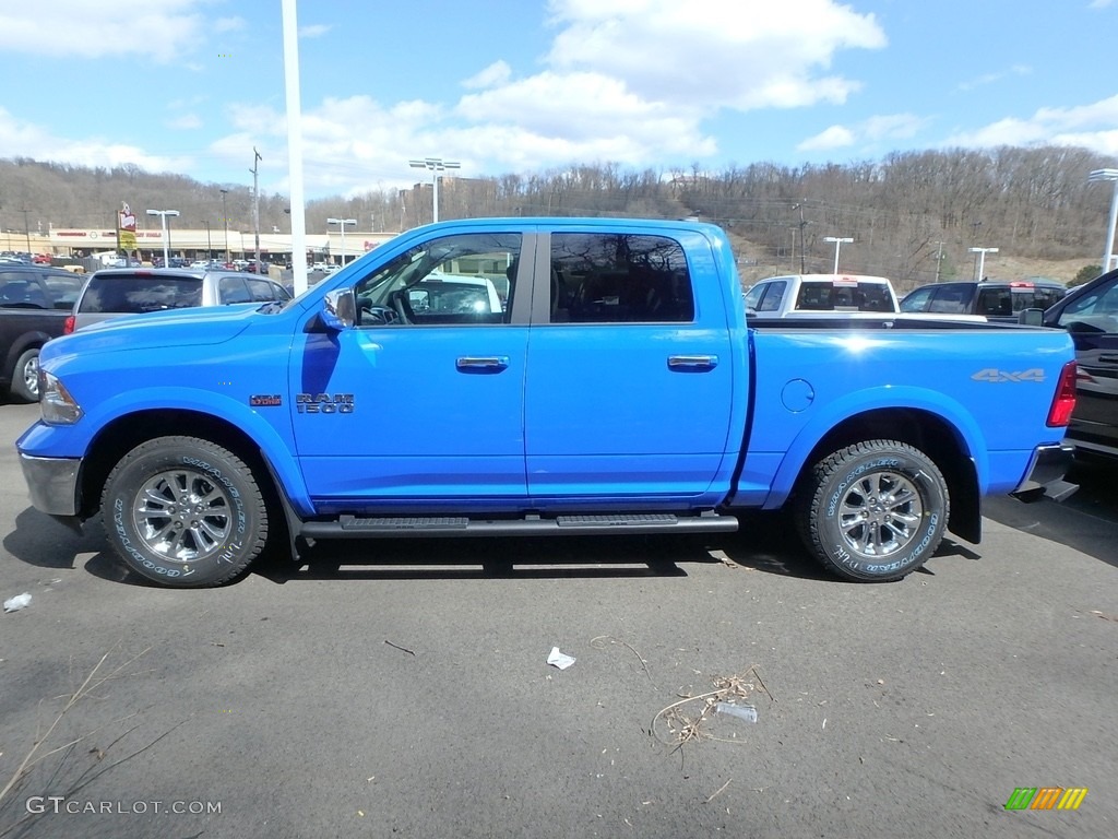 Holland Blue 2018 Ram 1500 Big Horn Crew Cab 4x4 Exterior Photo #126447499