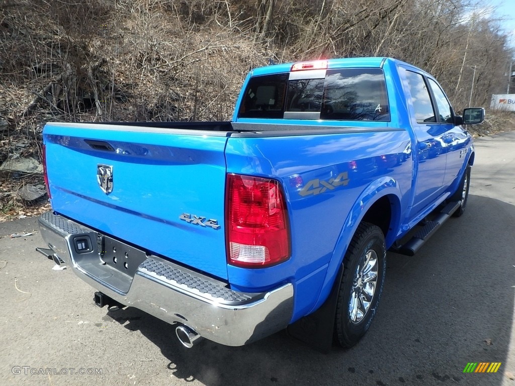 2018 1500 Big Horn Crew Cab 4x4 - Holland Blue / Black/Diesel Gray photo #5