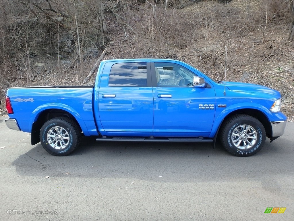 Holland Blue 2018 Ram 1500 Big Horn Crew Cab 4x4 Exterior Photo #126447607