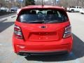 2018 Red Hot Chevrolet Sonic LT Hatchback  photo #3