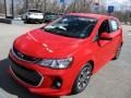 2018 Red Hot Chevrolet Sonic LT Hatchback  photo #5