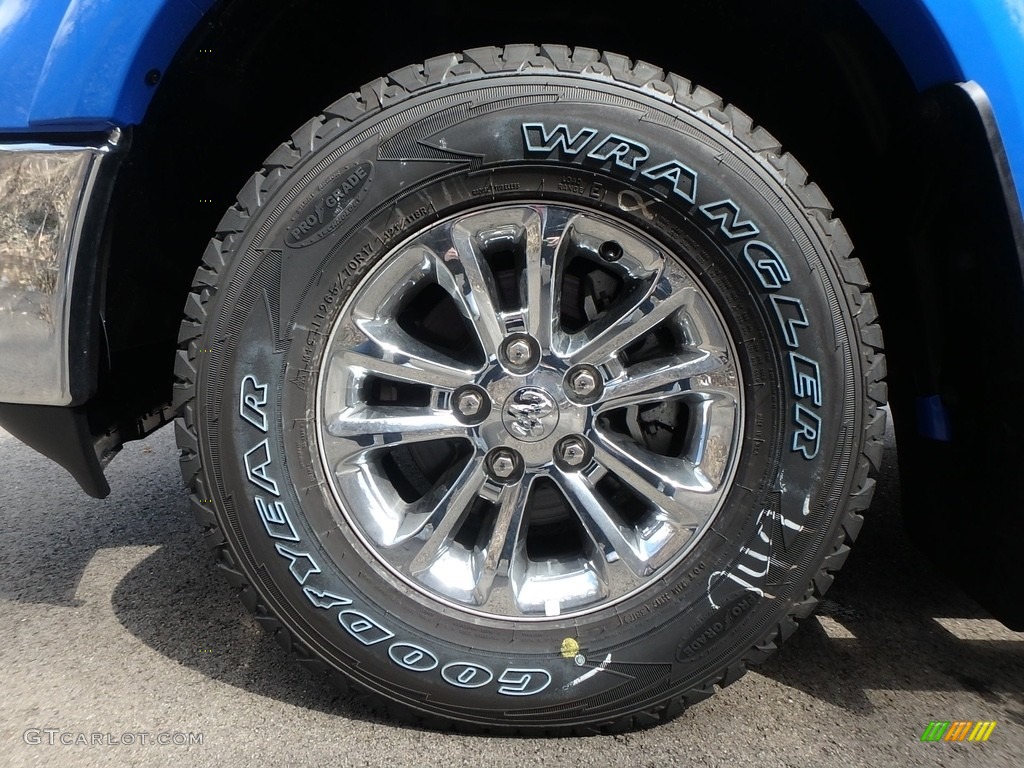 2018 1500 Big Horn Crew Cab 4x4 - Holland Blue / Black/Diesel Gray photo #9