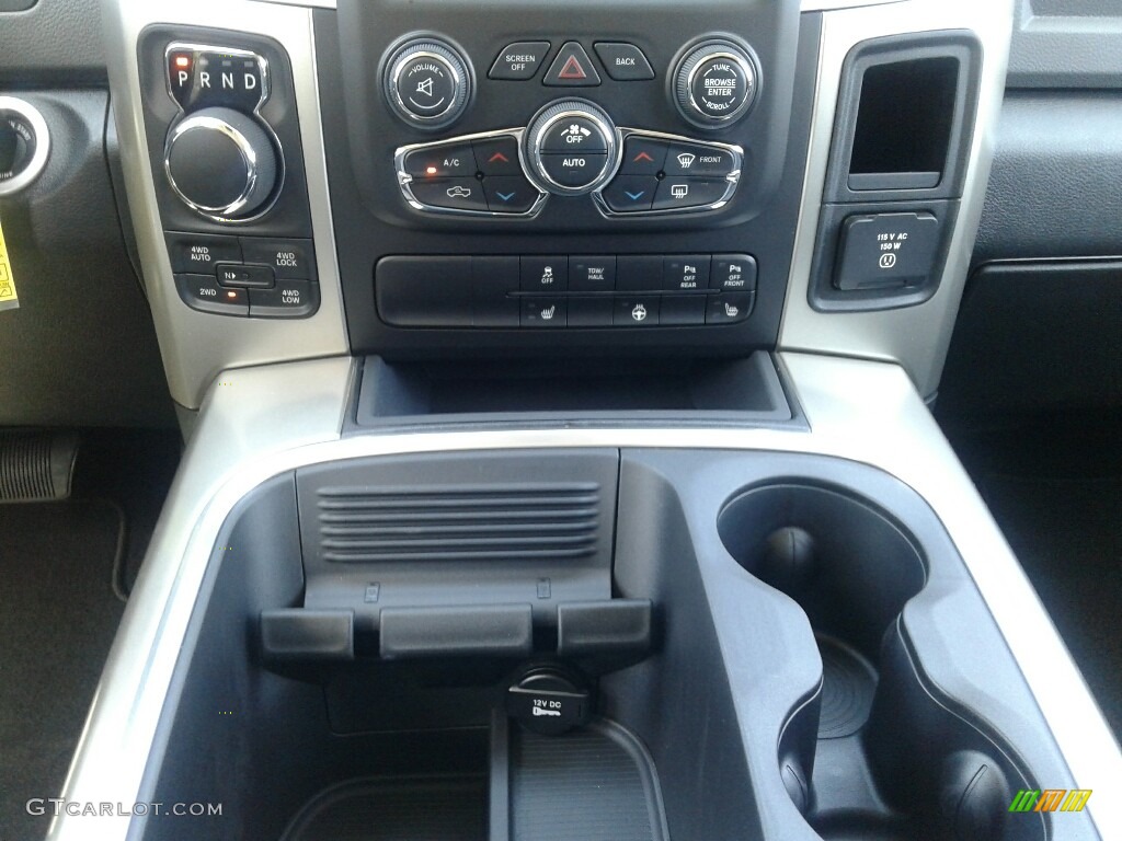 2018 1500 Big Horn Crew Cab 4x4 - Granite Crystal Metallic / Black/Diesel Gray photo #16