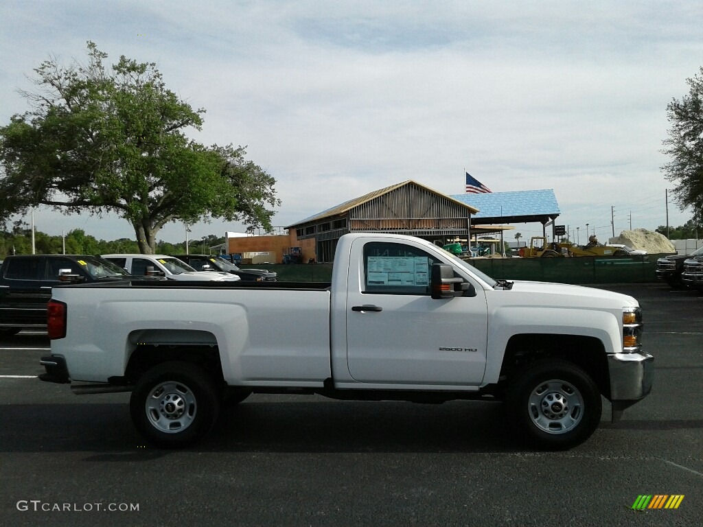 2018 Silverado 2500HD Work Truck Regular Cab - Summit White / Dark Ash/Jet Black photo #6