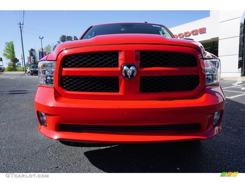 2018 1500 Tradesman Crew Cab - Flame Red / Black/Diesel Gray photo #2