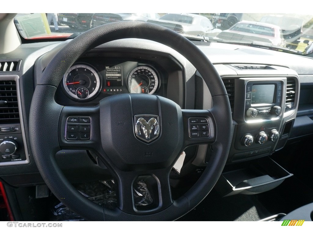 2018 1500 Tradesman Crew Cab - Flame Red / Black/Diesel Gray photo #6