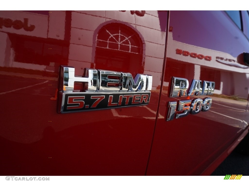 2018 1500 Tradesman Crew Cab - Flame Red / Black/Diesel Gray photo #10