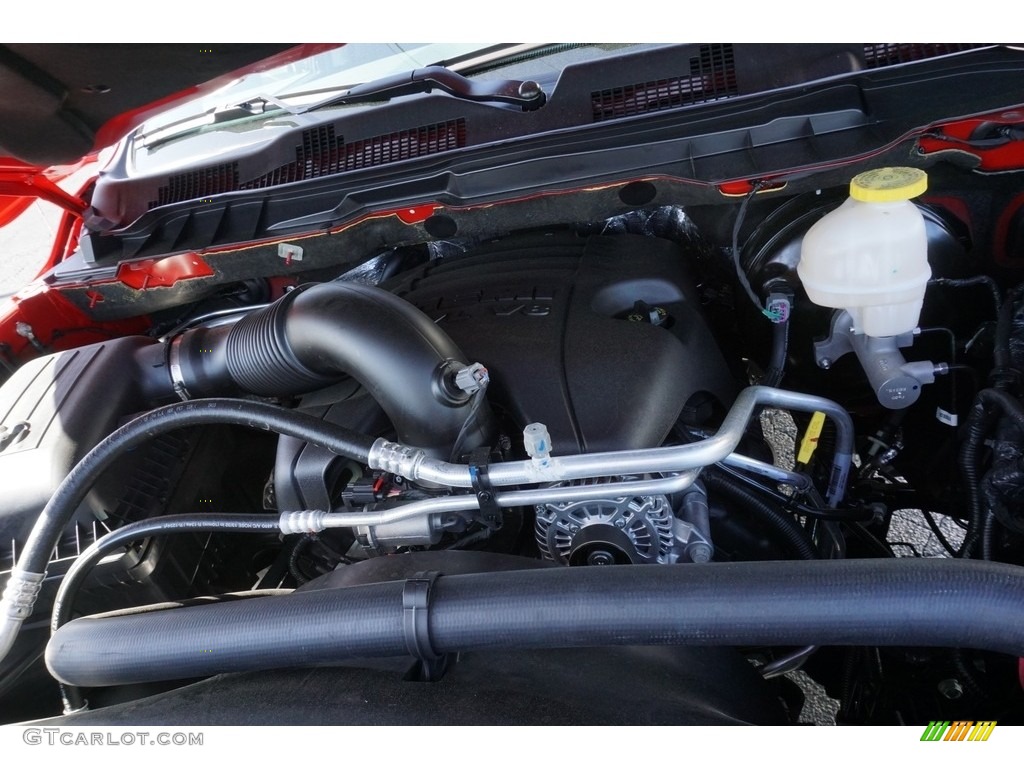 2018 1500 Tradesman Crew Cab - Flame Red / Black/Diesel Gray photo #11