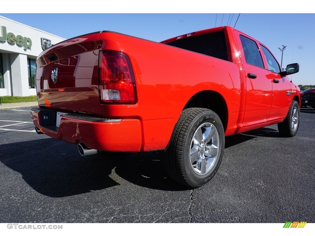 2018 1500 Tradesman Crew Cab - Flame Red / Black/Diesel Gray photo #13