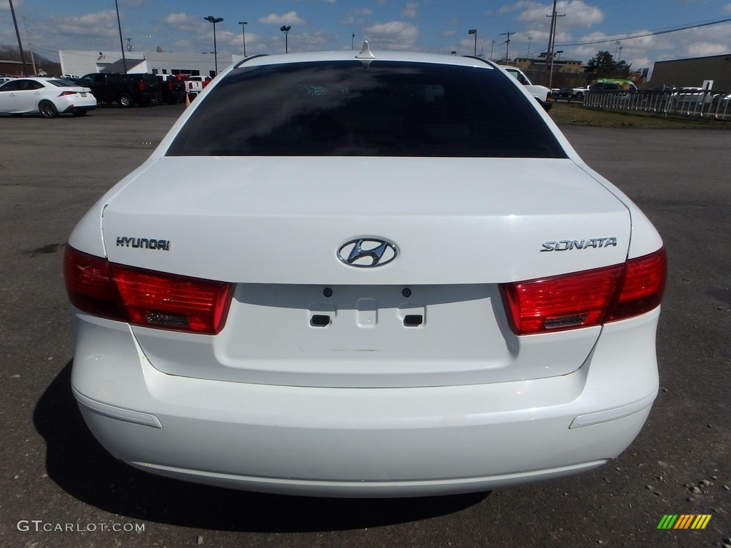 2010 Sonata GLS - Pearl White / Camel photo #3