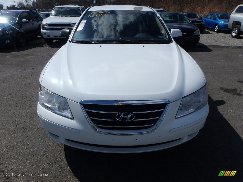 2010 Sonata GLS - Pearl White / Camel photo #6