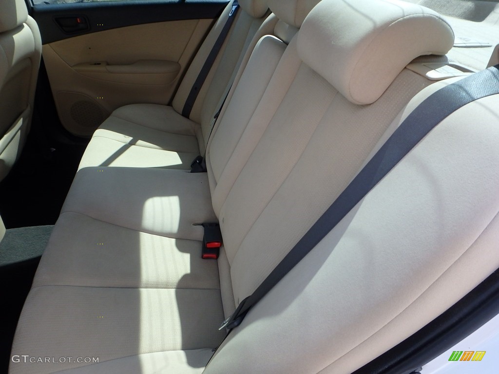 2010 Sonata GLS - Pearl White / Camel photo #9