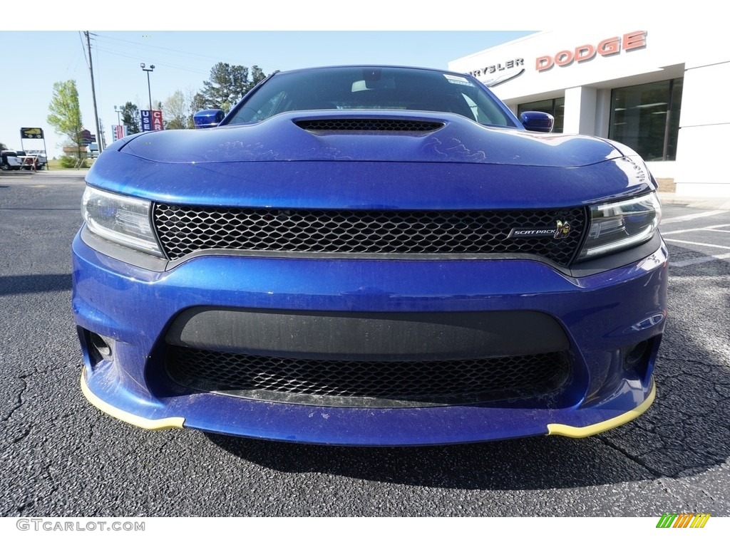 2018 Charger R/T Scat Pack - IndiGo Blue / Black photo #2