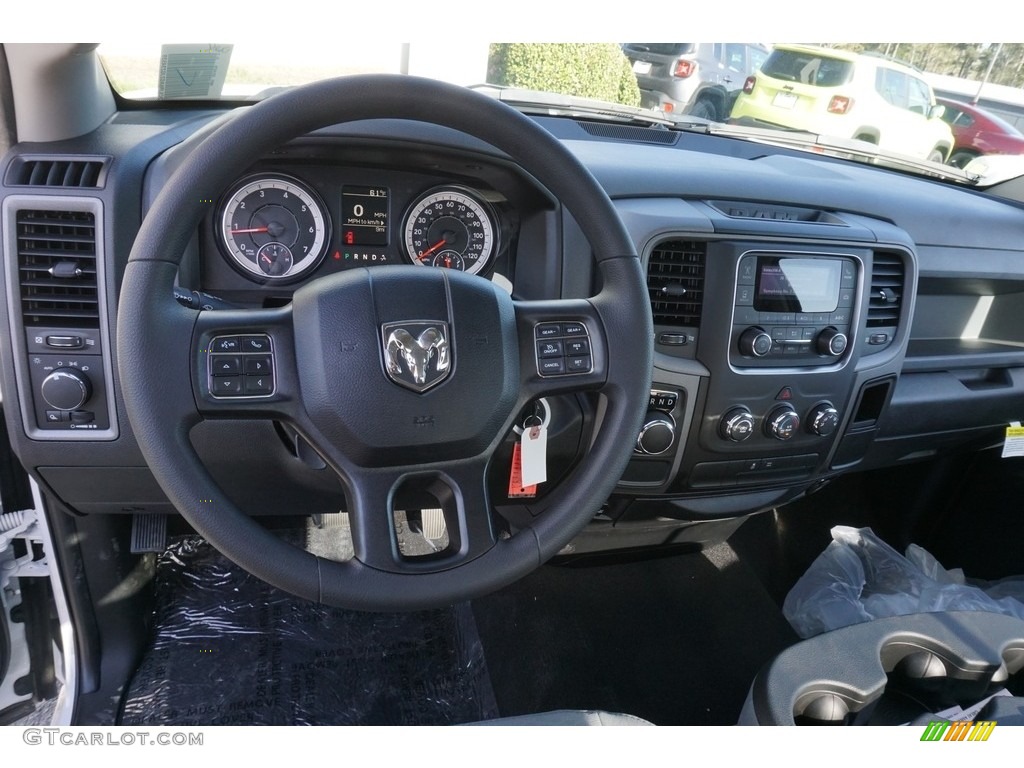 2018 1500 Tradesman Regular Cab - Bright White / Black/Diesel Gray photo #6