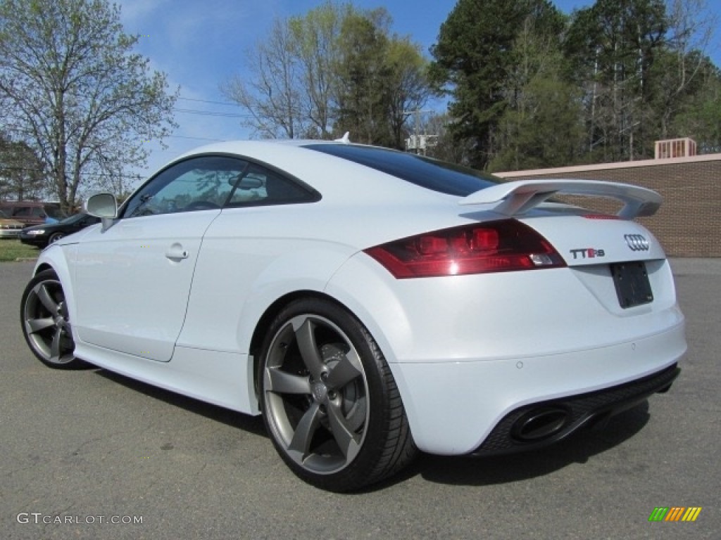 2012 TT RS quattro Coupe - Ibis White / Black photo #8