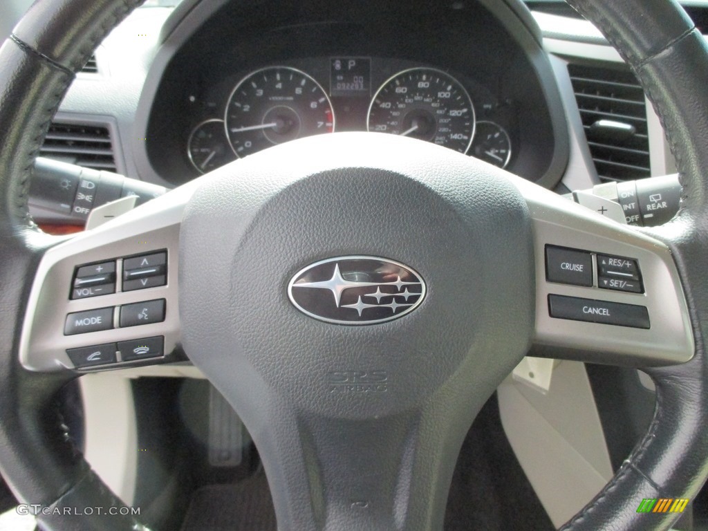2012 Outback 2.5i Limited - Deep Indigo Pearl / Warm Ivory photo #11